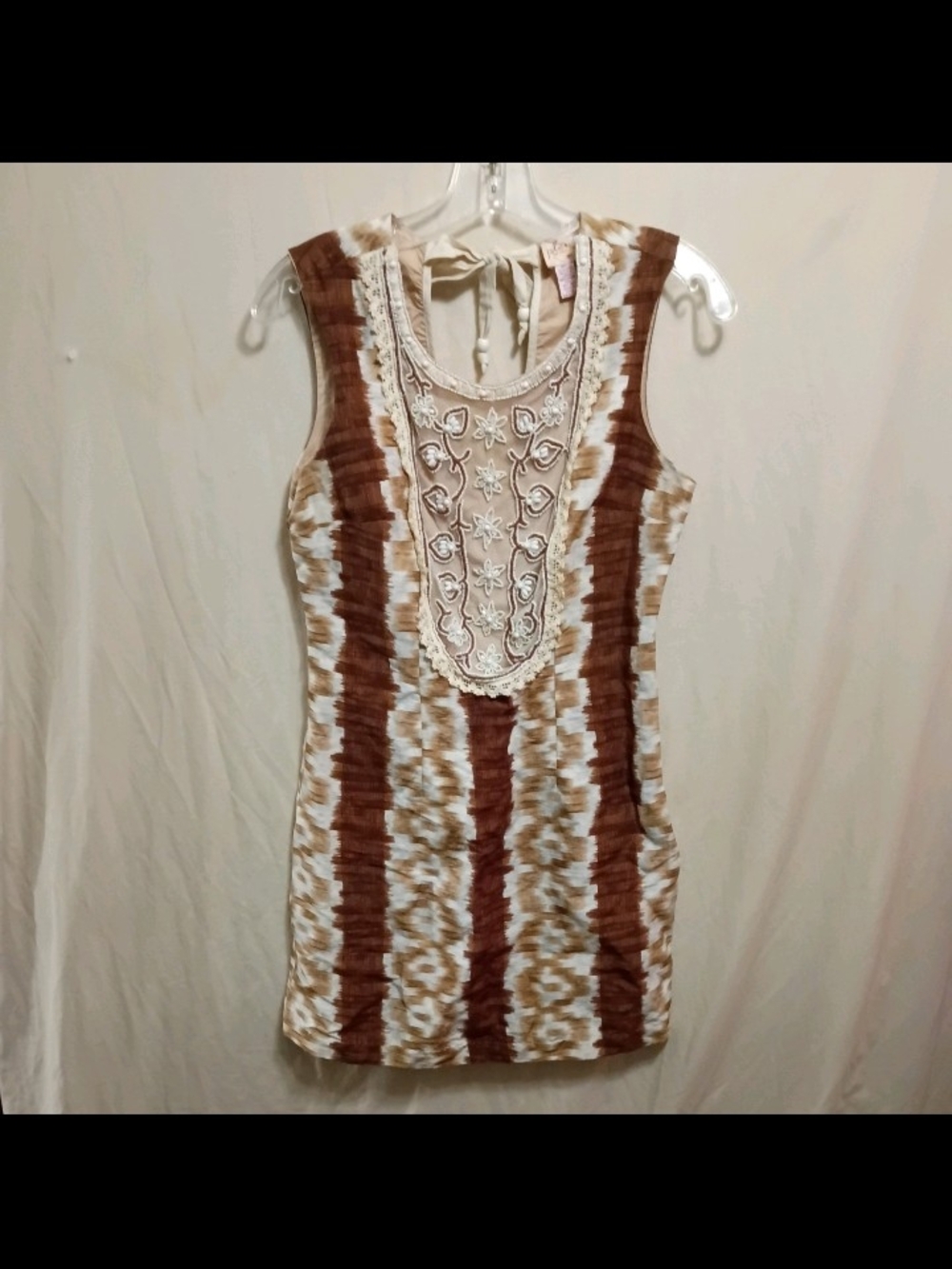 Plenty by Tracy Reese Size 4 Beaded Ikat Dress *Excellent Condition*